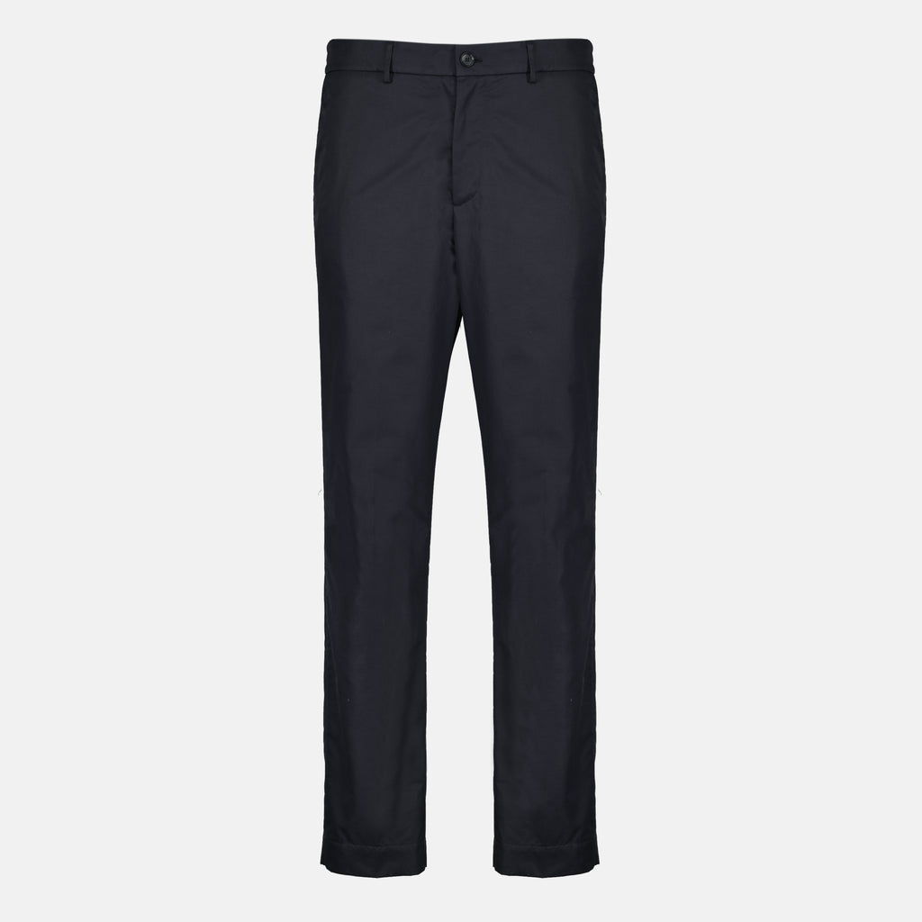 Pantalons ネイビーブルーコットントラウザー Moncler Bleu foncé Homme