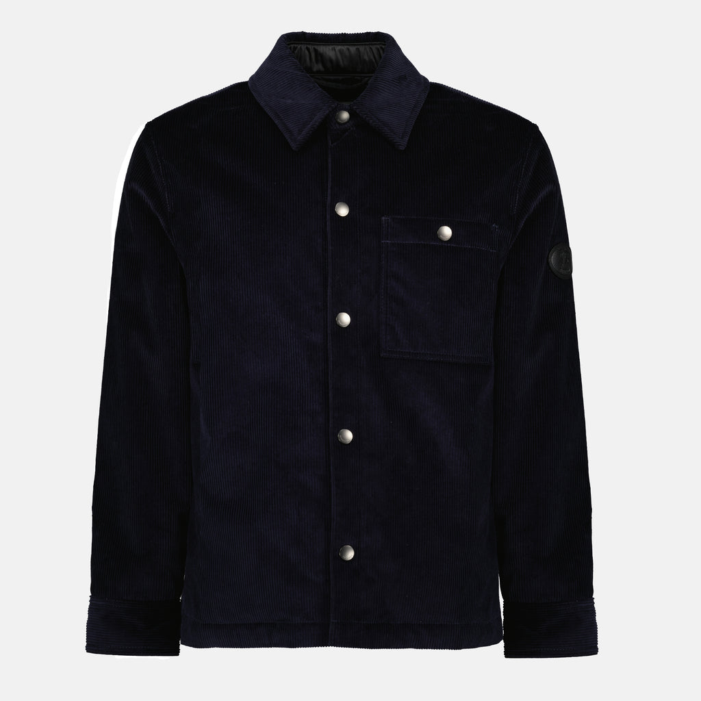 Imagen del abrigo de corduroy para hombre de Burberry - Temporada Otoño-Invierno 2025 - Vista Frontal