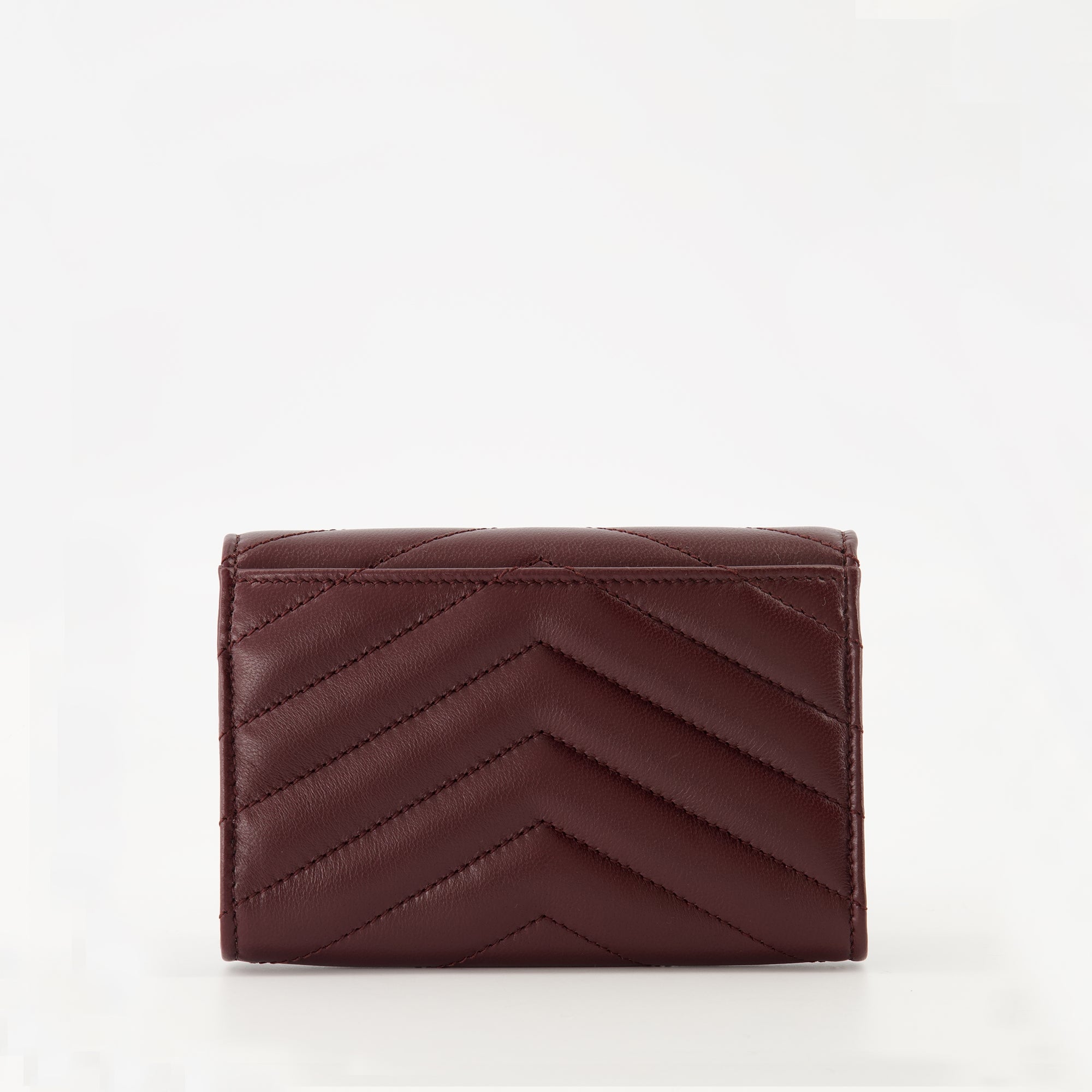 Petite maroquinerie Cassandre Wallet Saint Laurent Bordeaux Femme