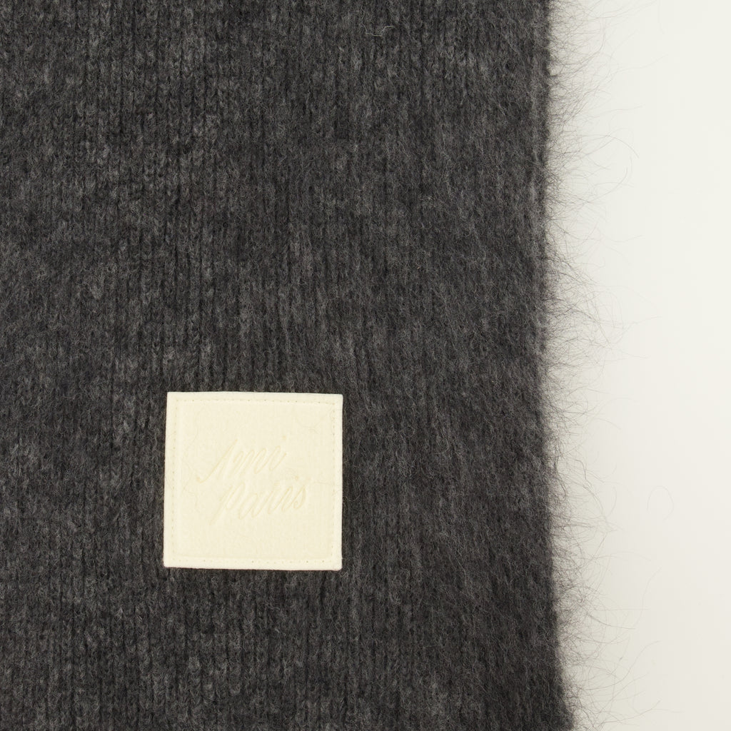 Écharpes, foulards et gants Grau Mohair Schal Ami PARIS Gris Unisexe