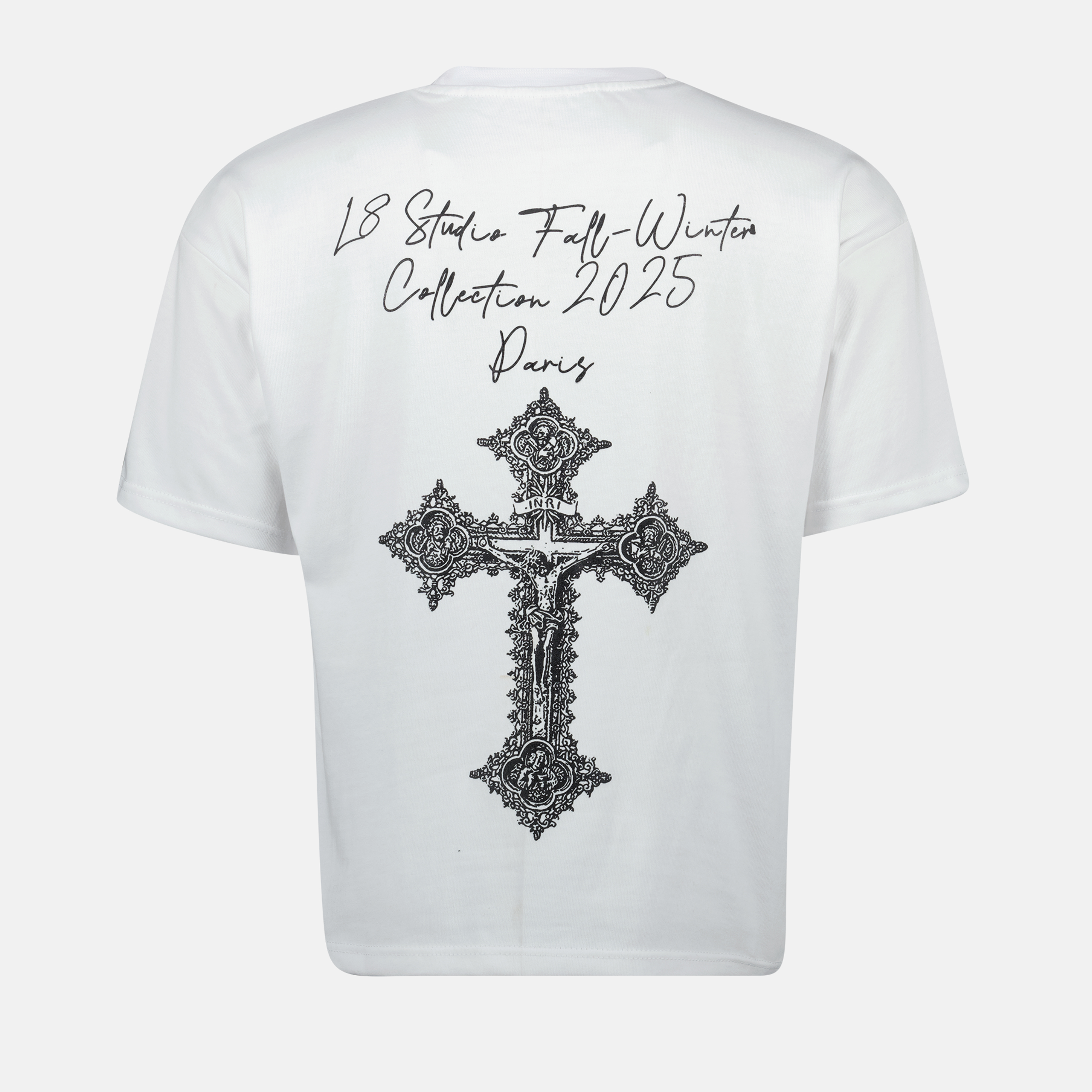 T-shirts T-shirt Cathédrale L8 Studio Blanc Homme