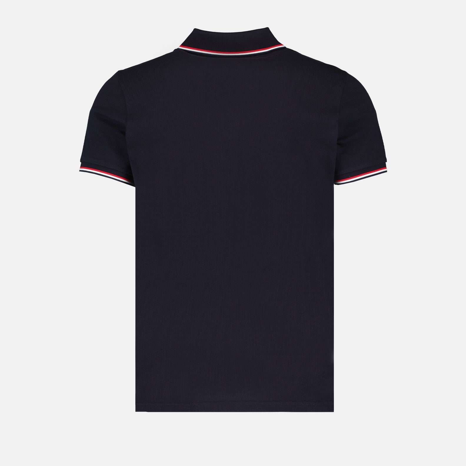 Polo shirts Polo with Tricolor Edges Moncler Dark blue Homme
