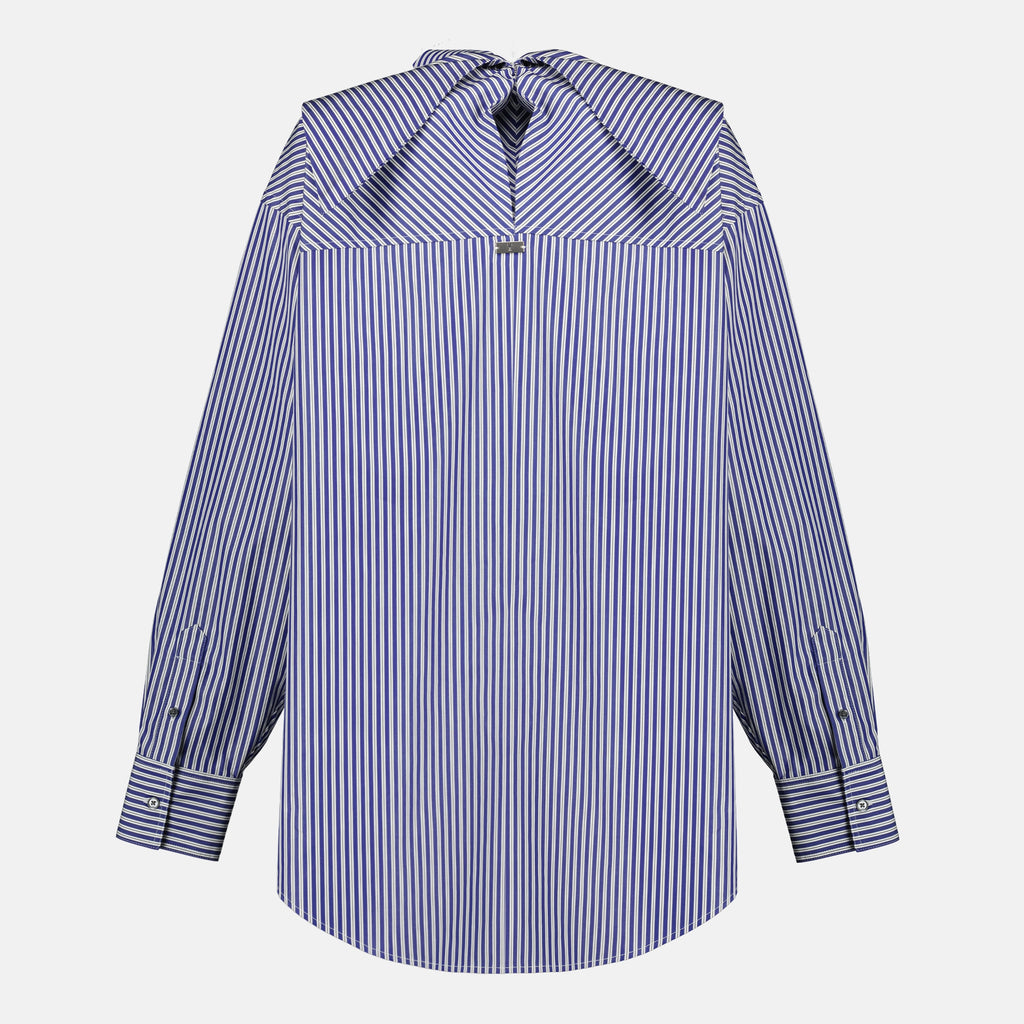 Chemises Blouse à rayures bleu marine Ami PARIS Bleu Unisexe