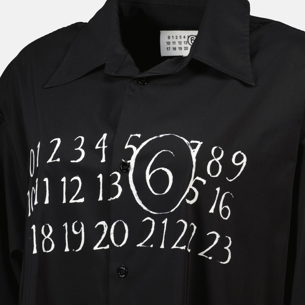 Vestidos Vestido Camisa Mm6 Negro Femme