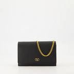 Sacs bandoulière Borsa con Catena VLogo Valentino Garavani Noir Femme