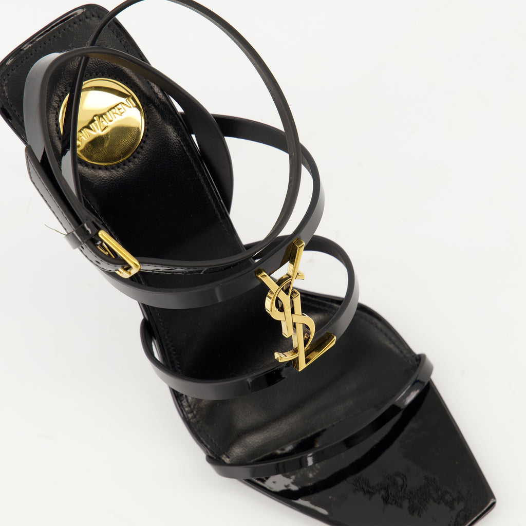 Image de l'article Sandales Cassandra de la marque Saint Laurent pour Femme - Saison Automne-Hiver 2025 - Vue détaillée de haut