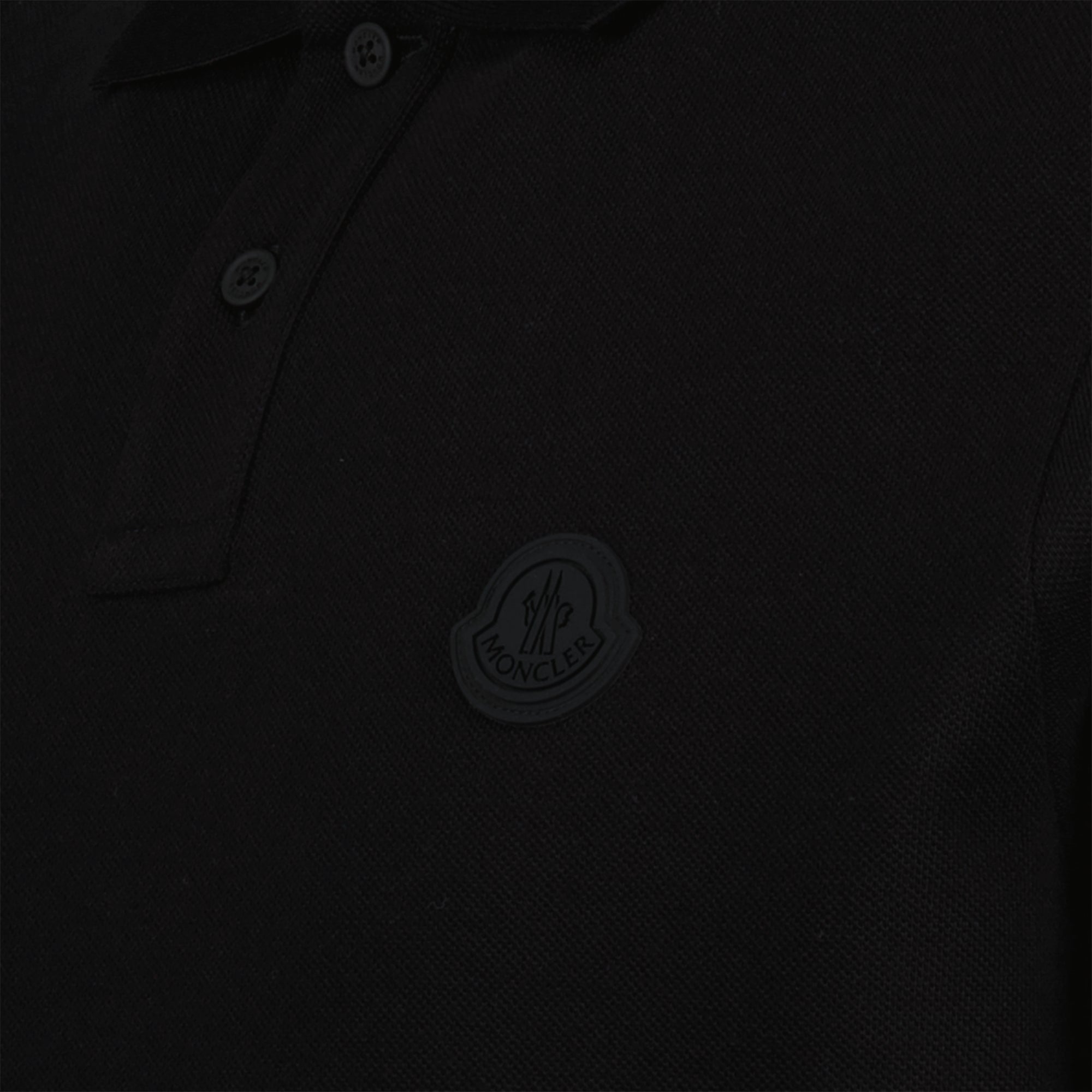 Polo shirts Polo à logo Moncler Black Homme