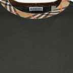 Maille Wollpullover Burberry Kaki Homme