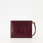 Imagen del porta tarjetas de cuero de la marca Prada para mujer - Temporada Otoño-Invierno 2025 - Vista Trasera