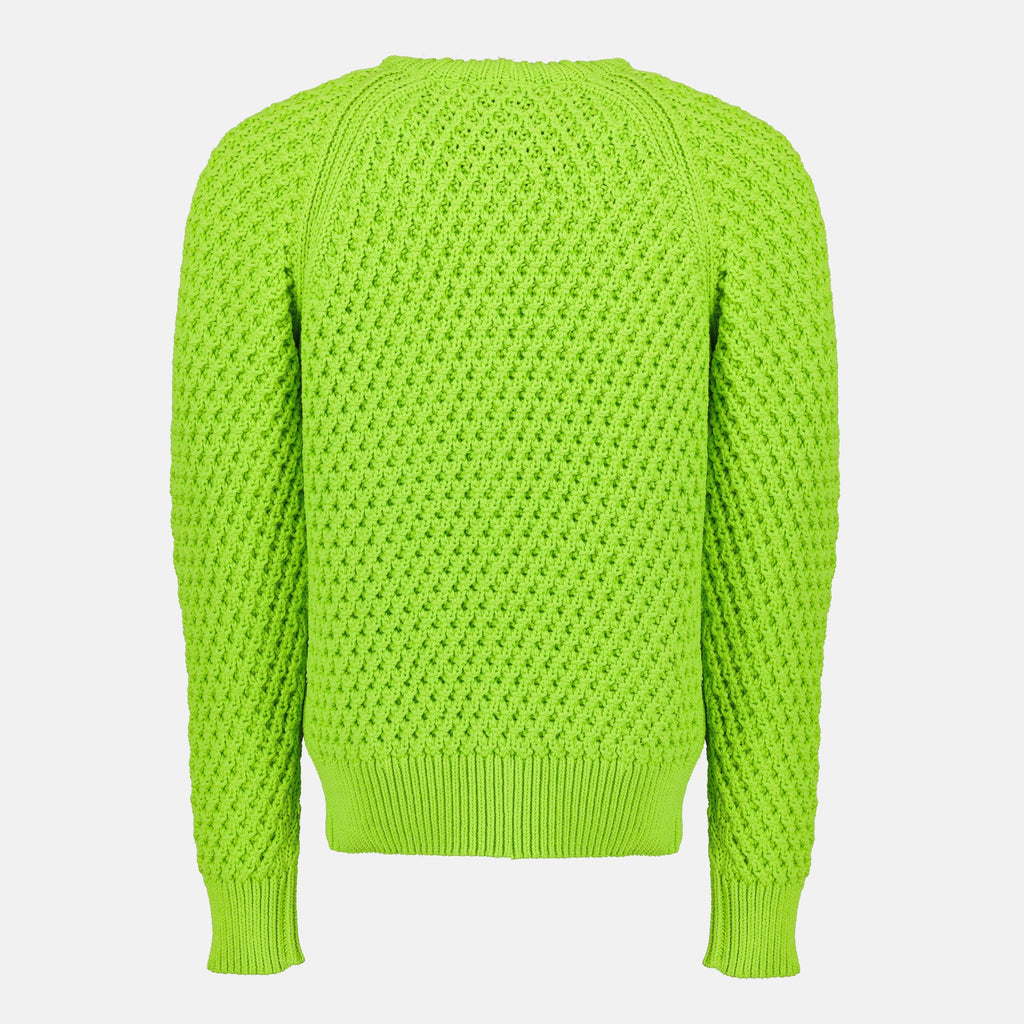 Imagen del suéter verde CD Box de Dior para Hombre - Temporada Primavera-Verano 2026 - Vista Trasera