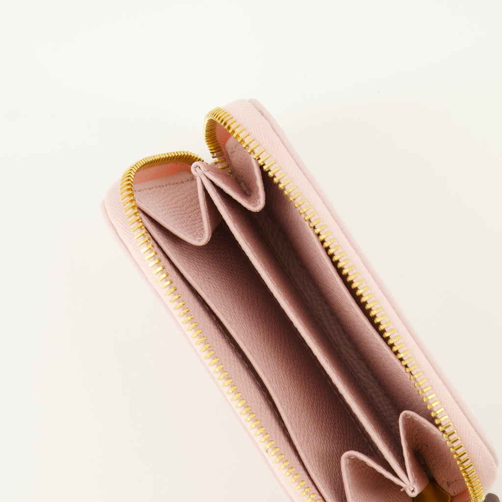 Petite maroquinerie Mini portefeuille Cherryfic rose Valentino Garavani Rose Femme