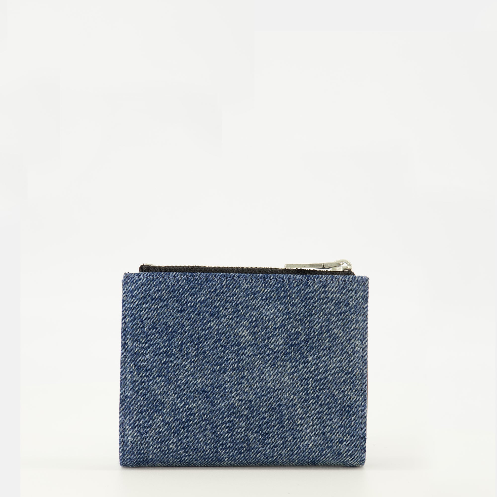 Image de l'article Portefeuille 1DR en denim de la marque Diesel pour Femme - Saison Printemps-Été 2026 - Vue de Dos