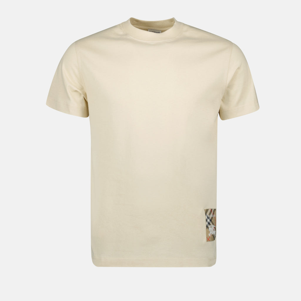 T-shirts T-shirt Cavalier Burberry Beige Homme