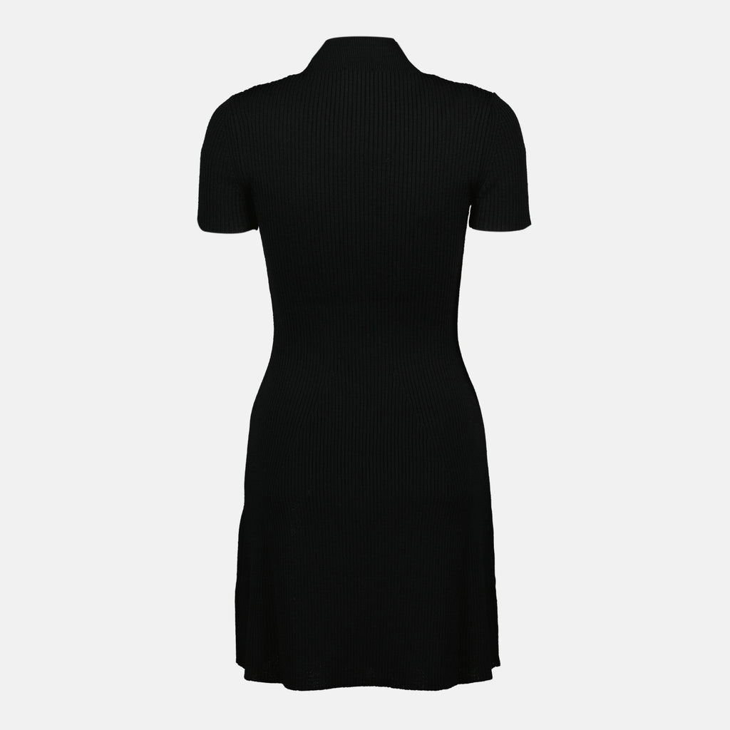 Imagen del vestido M-Olympe de lana negra de la marca Diesel para Mujer - Temporada Primavera-Verano 2026 - Vista Trasera