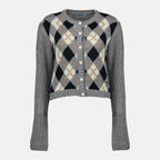 Imagen del cárdigan de lana para mujer de Prada - Temporada Otoño-Invierno 2025 - Vista Frontal