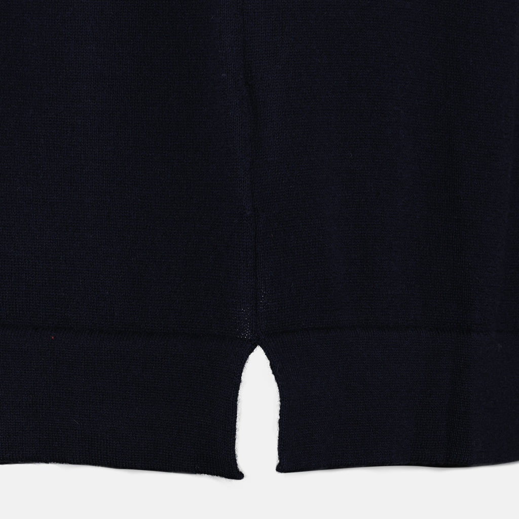 Maille Pull en laine bleu marine Officine Générale Bleu foncé Unisexe