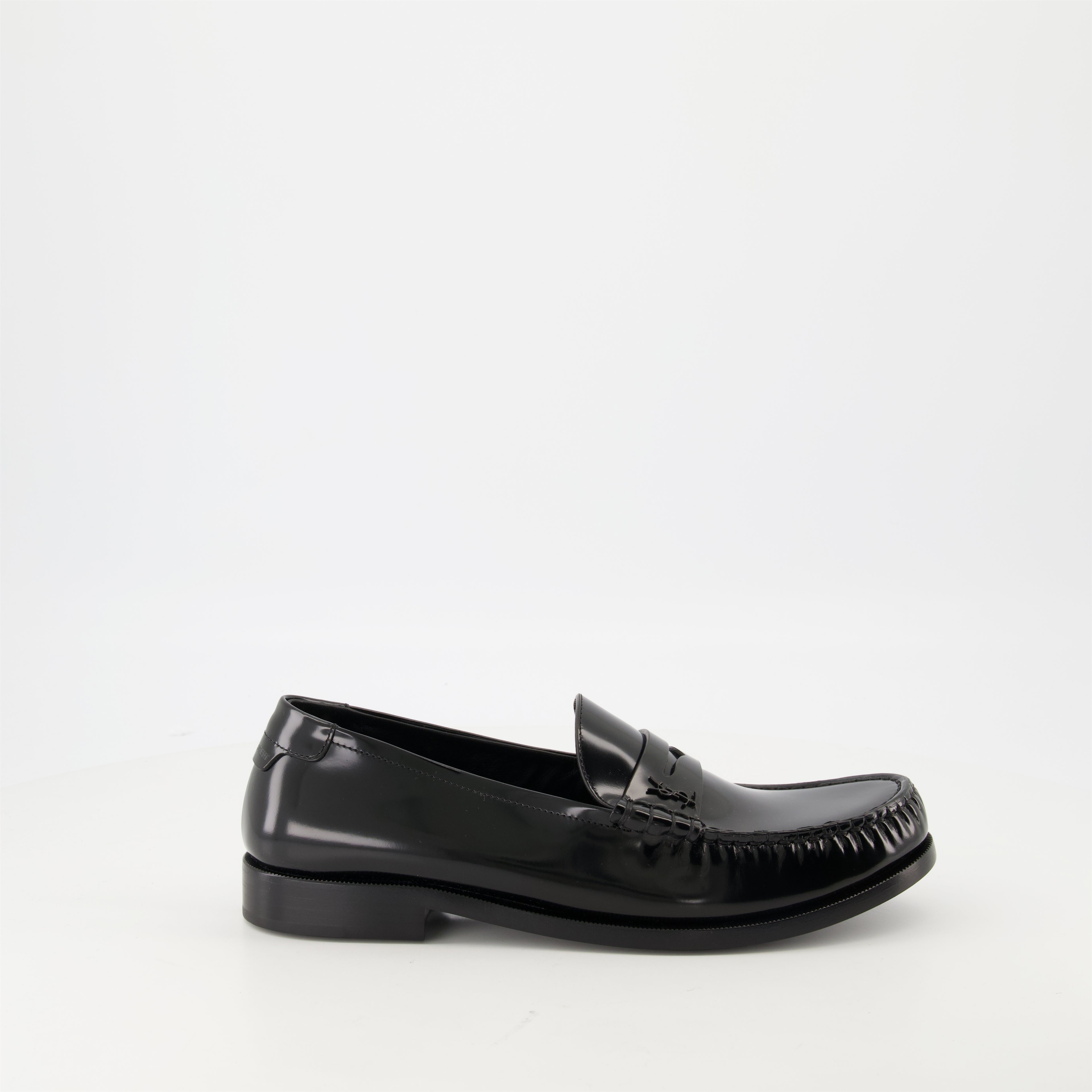 Loafers Patent Leather Loafers Saint Laurent Black Homme
