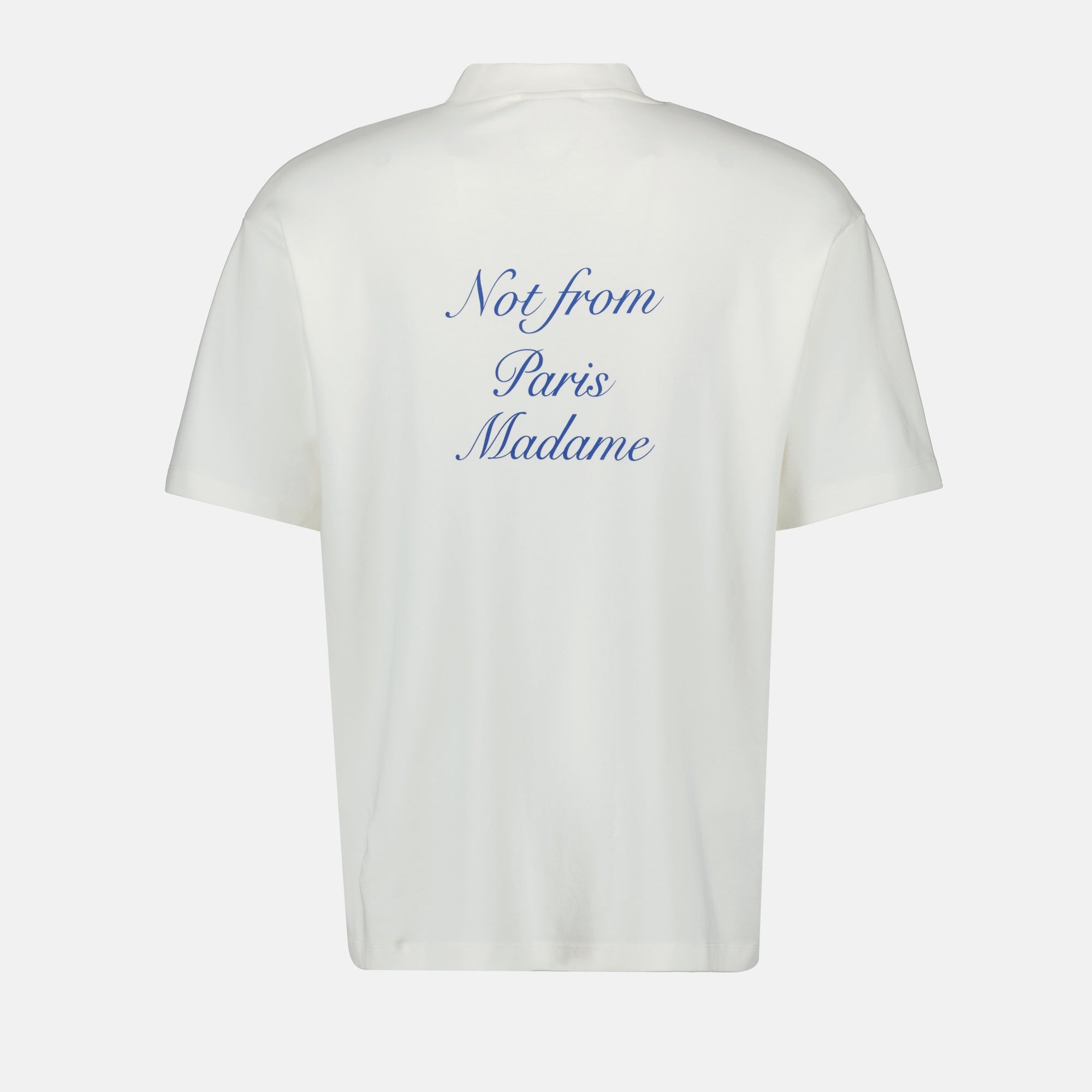 T-shirts T-shirt Slogan Cursive Drole De Monsieur Blanc Homme