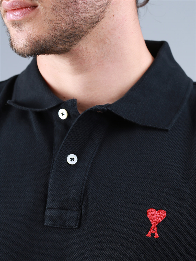 ポロシャツ BFHJ207.760 001 noir Ami PARIS 黒 Homme