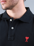 ポロシャツ BFHJ207.760 001 noir Ami PARIS 黒 Homme