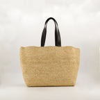 Tote bags Raffia Tote Bag Ami PARIS Beige Unisex