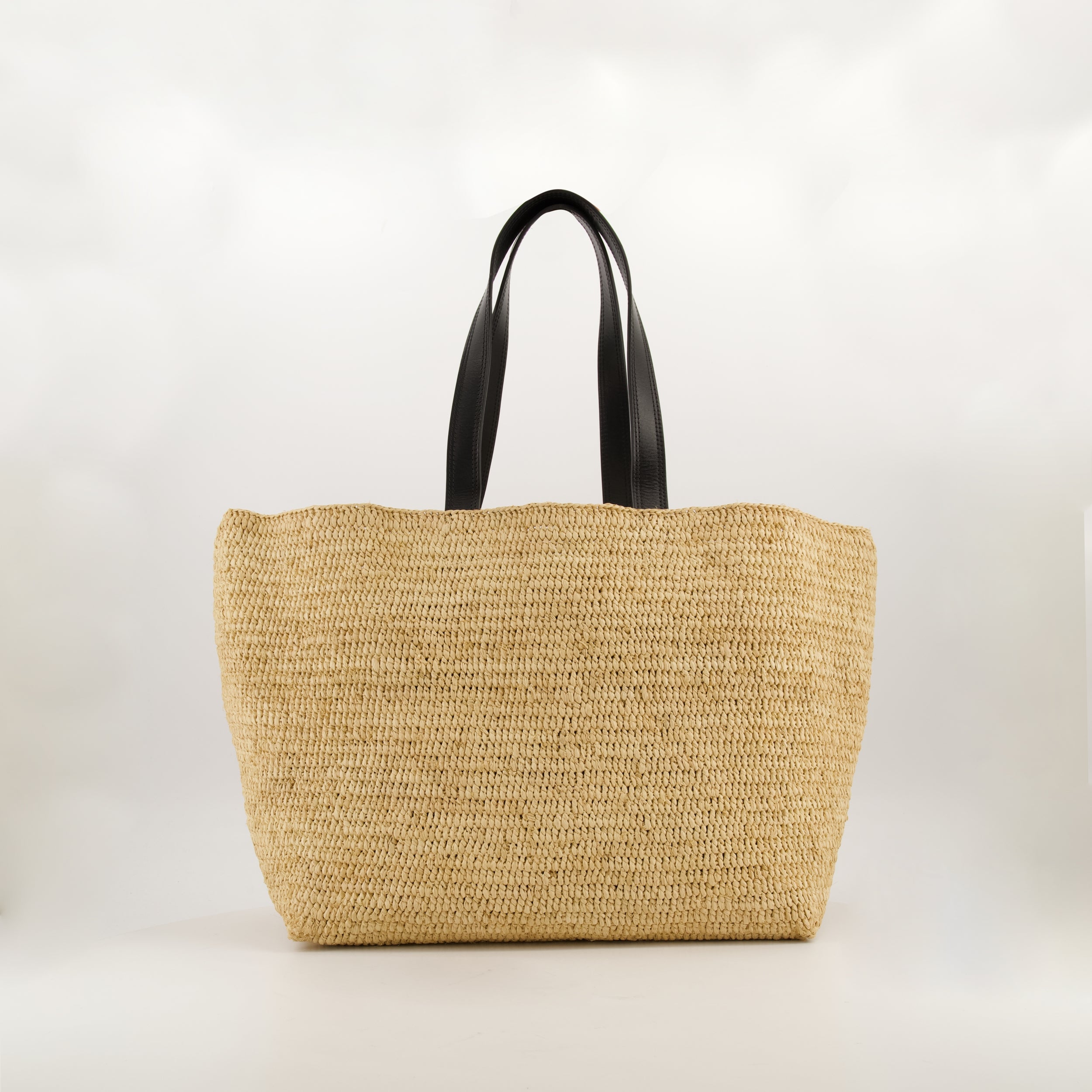 Tote bags Raffia Tote Bag Ami PARIS Beige Unisex