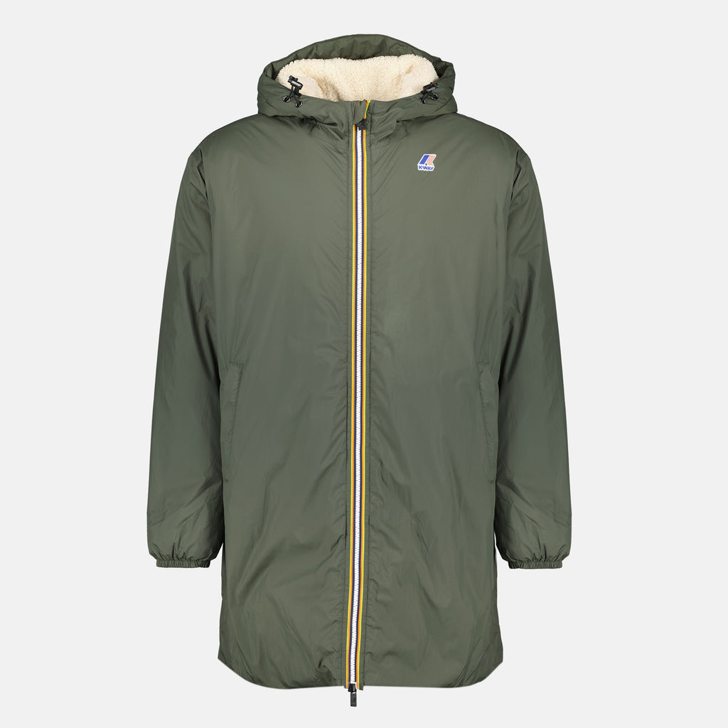 Image de l'article Parka Le Vrai 4.0 Eiffel Orsetto de la marque K-Way pour Unisex - Saison Automne-Hiver 2025 - Vue de Face