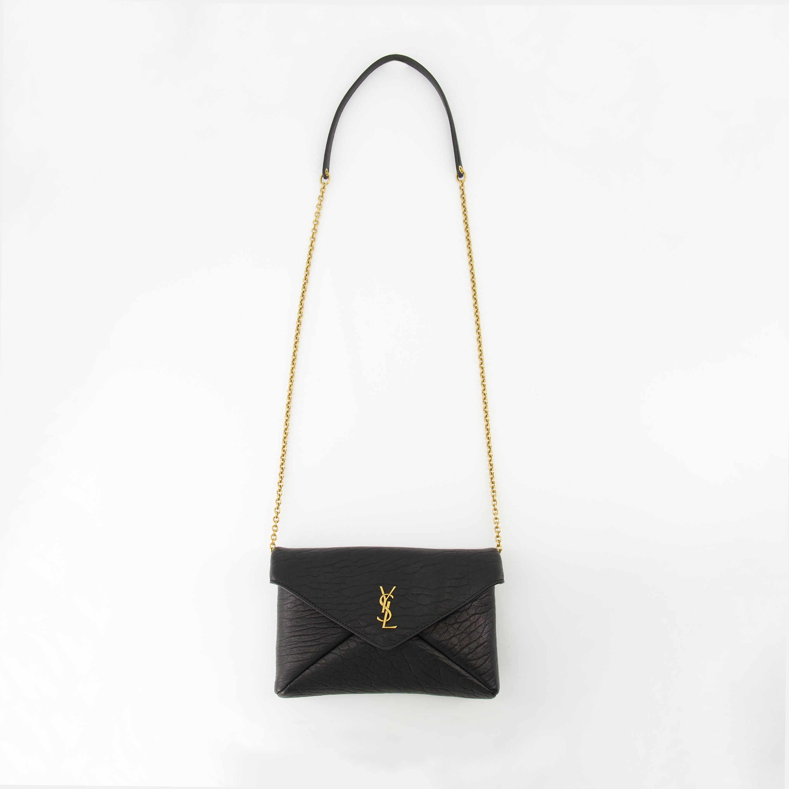 Sacs bandoulière Bolsa de Cadeia Cassandre Saint Laurent Noir Femme