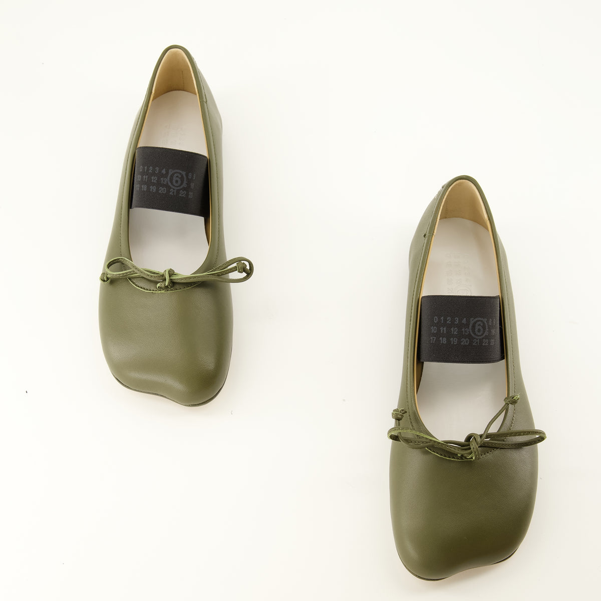 Chaussures plates Anatomic Numeric Kaki Ballerinas Mm6 Kaki Femme