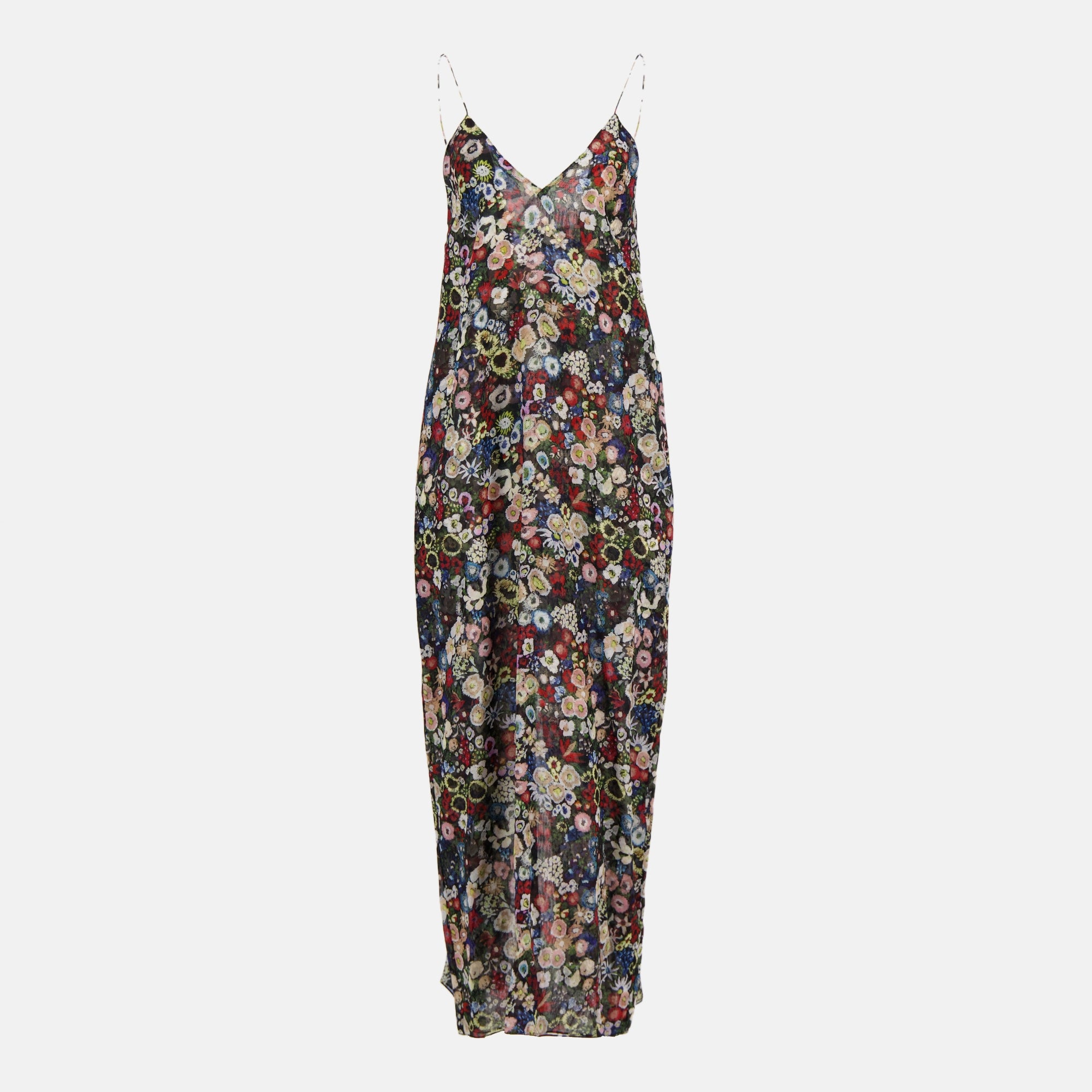 Robes Vestido Longo Taja com Estampa Khaite Multicolore Femme