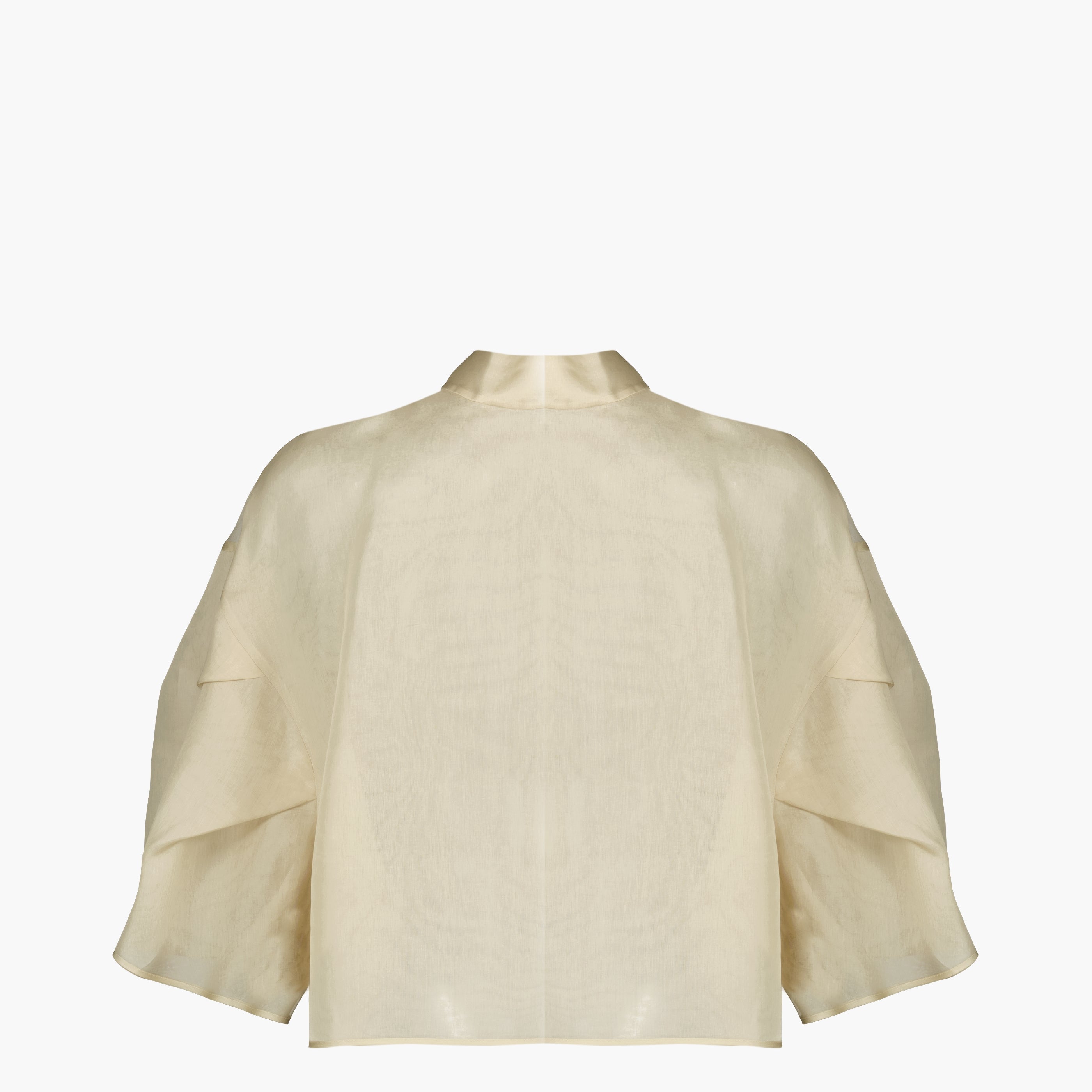 Vestes Chemise beige en organza de soie Max Mara Beige Femme