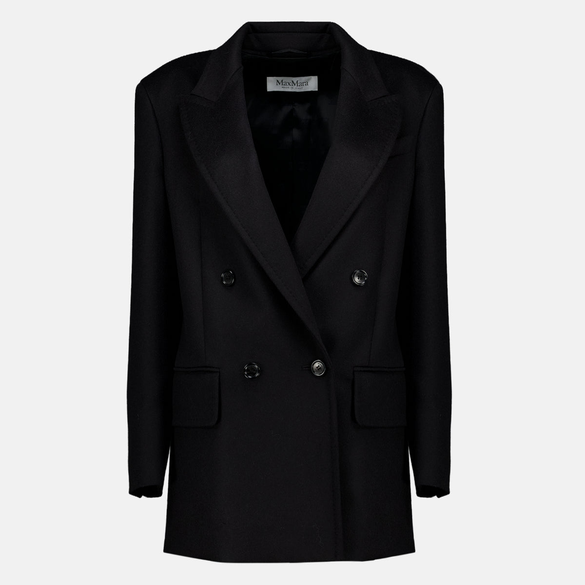 Vestes 올림파 블랙 블레이저 Max Mara Noir Femme