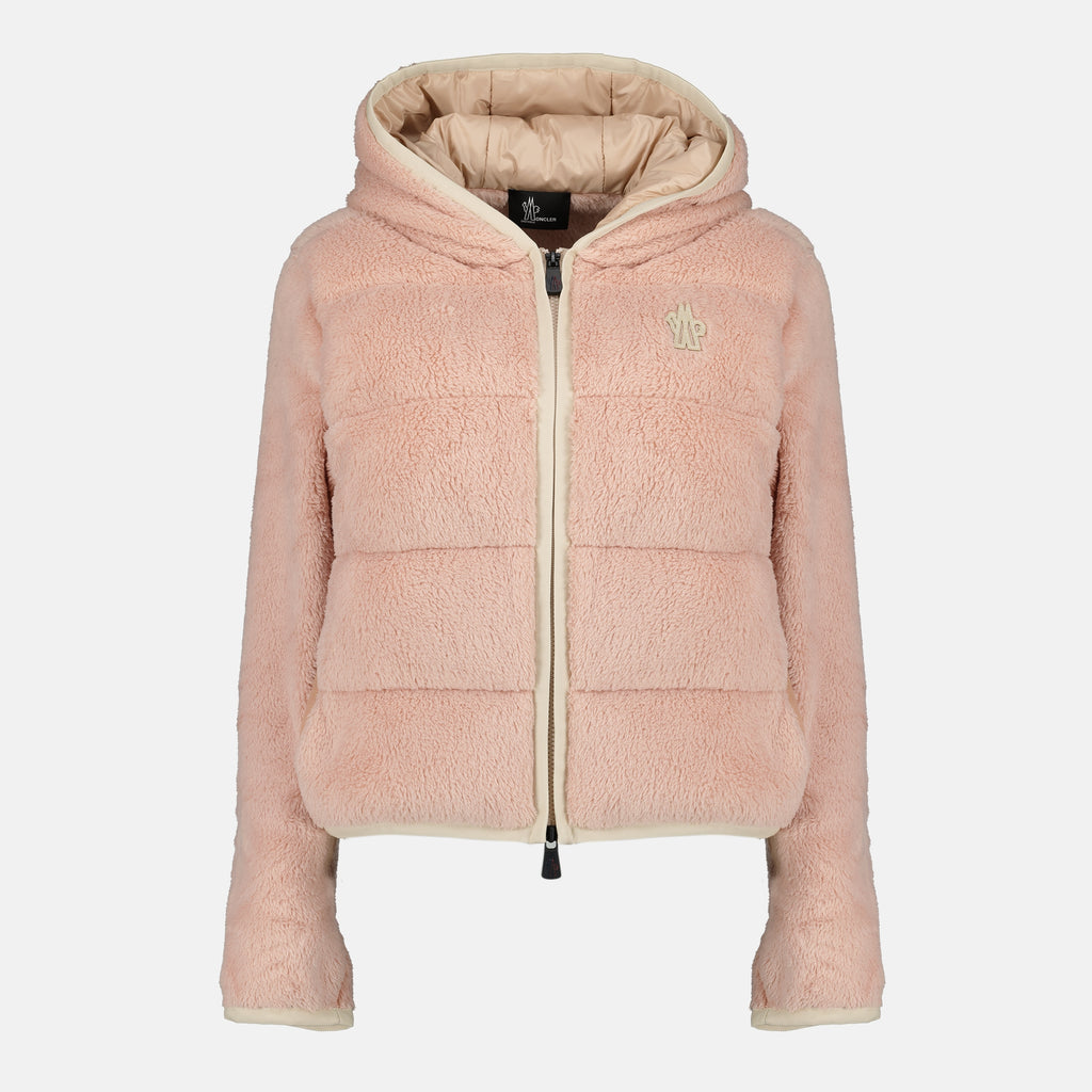 Imagen de la chaqueta rosa con cremallera Polartec® de la marca Moncler Grenoble para Mujer - Temporada Otoño-Invierno 2025 - Vista Frontal