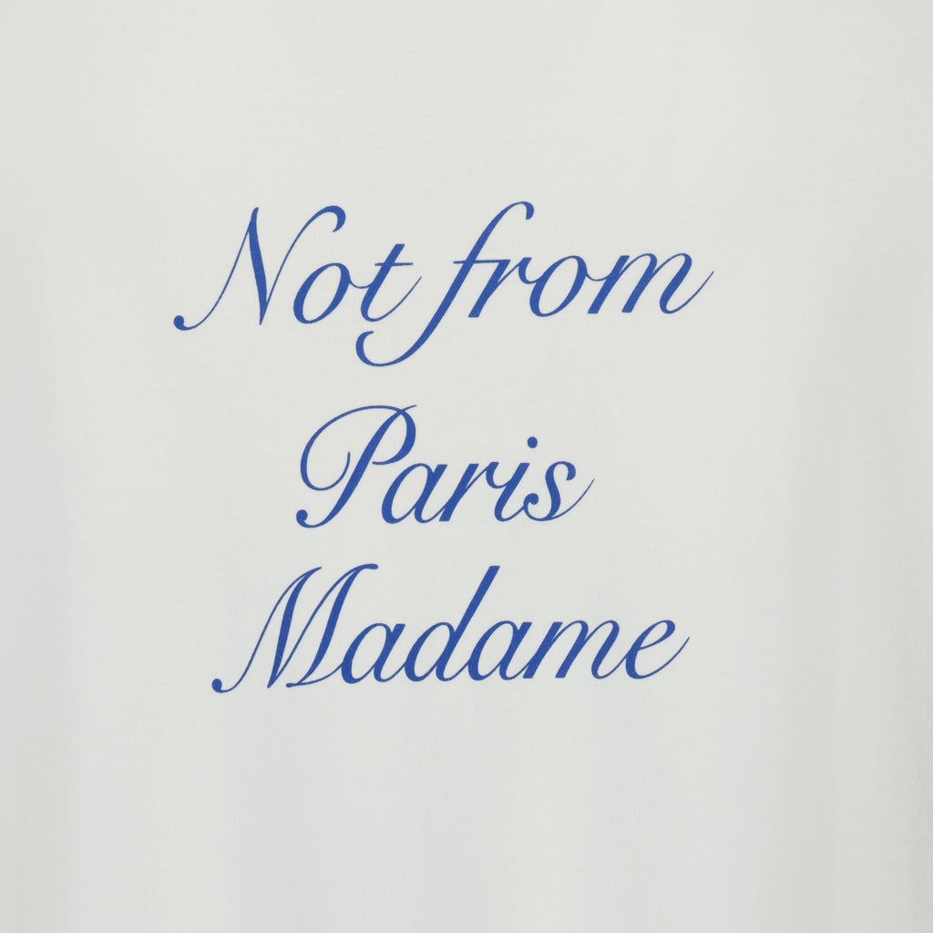 T-shirts T-shirt Slogan Cursive Drole De Monsieur Blanc Homme