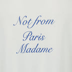 T-shirts T-shirt Slogan Cursive Drole De Monsieur Blanc Homme