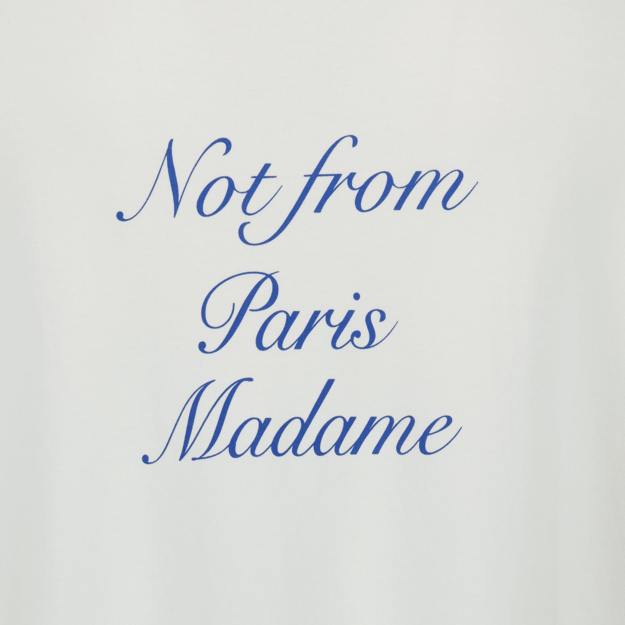 T-shirts T-shirt Slogan Cursive Drole De Monsieur Blanc Homme