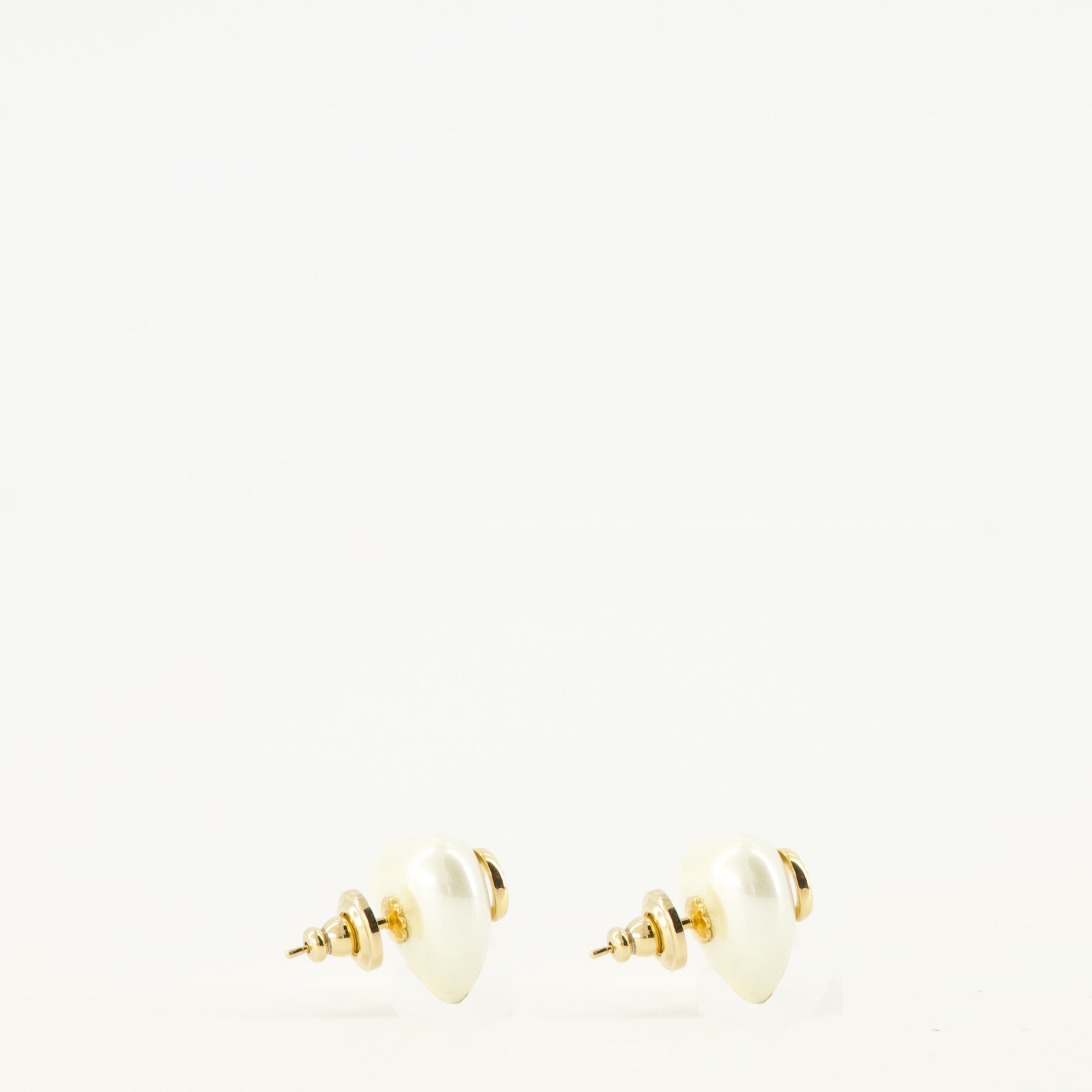 Bijoux Orecchini in Metallo Vlogo con Perle e Cristalli Swarovski® Valentino Garavani Doré Femme