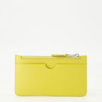 Imagen del porta tarjetas con cremallera Ami de coeur amarillo de la marca Ami PARIS para Unisex - Temporada Primavera-Verano 2026 - Vista Trasera
