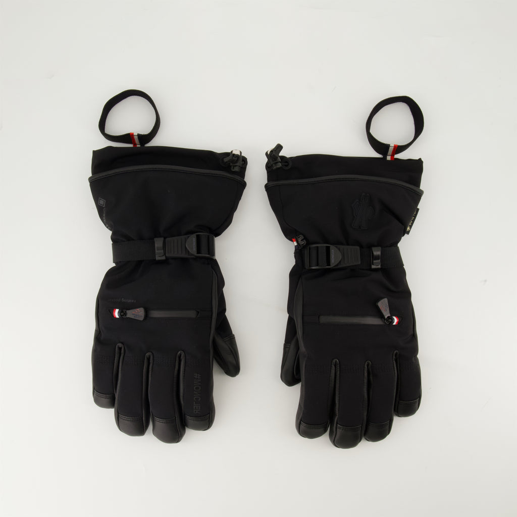 Scarves and gloves Gants de ski Moncler Grenoble Black Homme