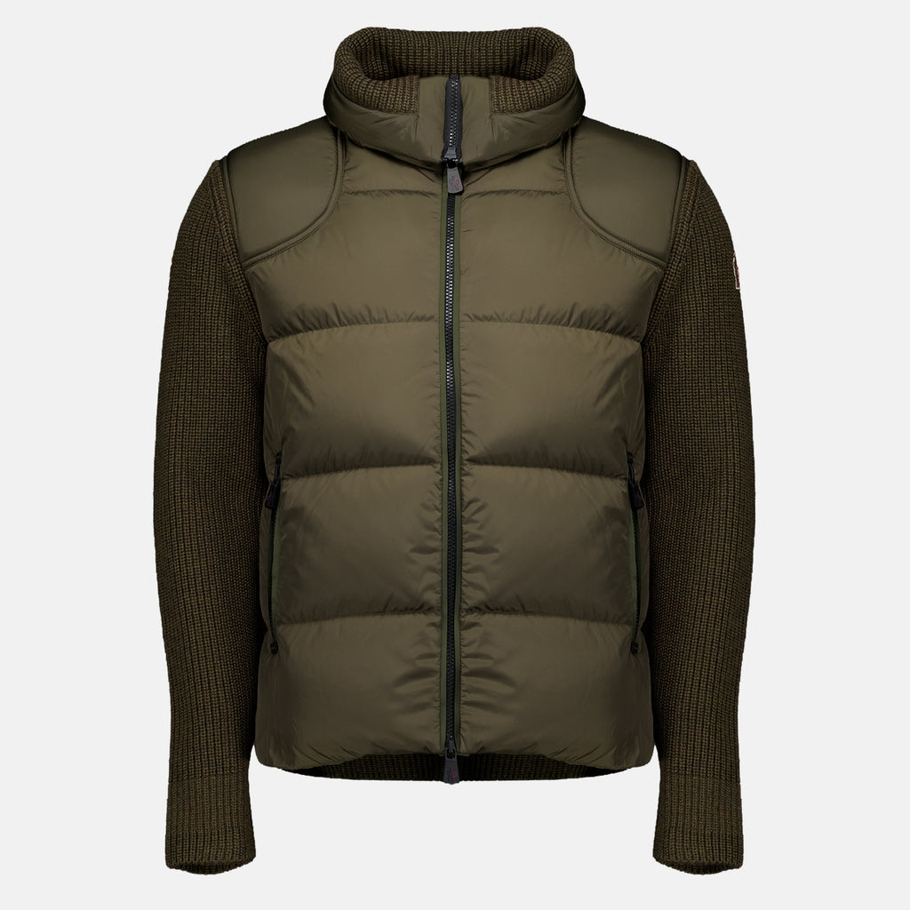 Vestes Kaki Bi-Material Jacket Moncler Grenoble Kaki Homme