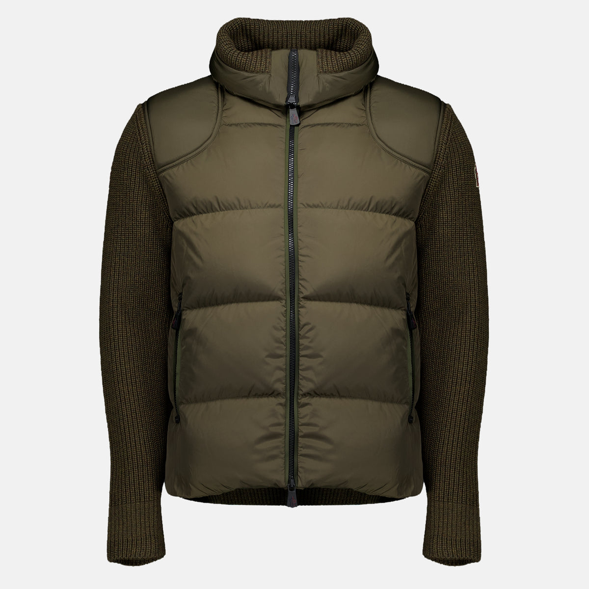 Vestes Kaki Bi-Material Jacket Moncler Grenoble Kaki Homme