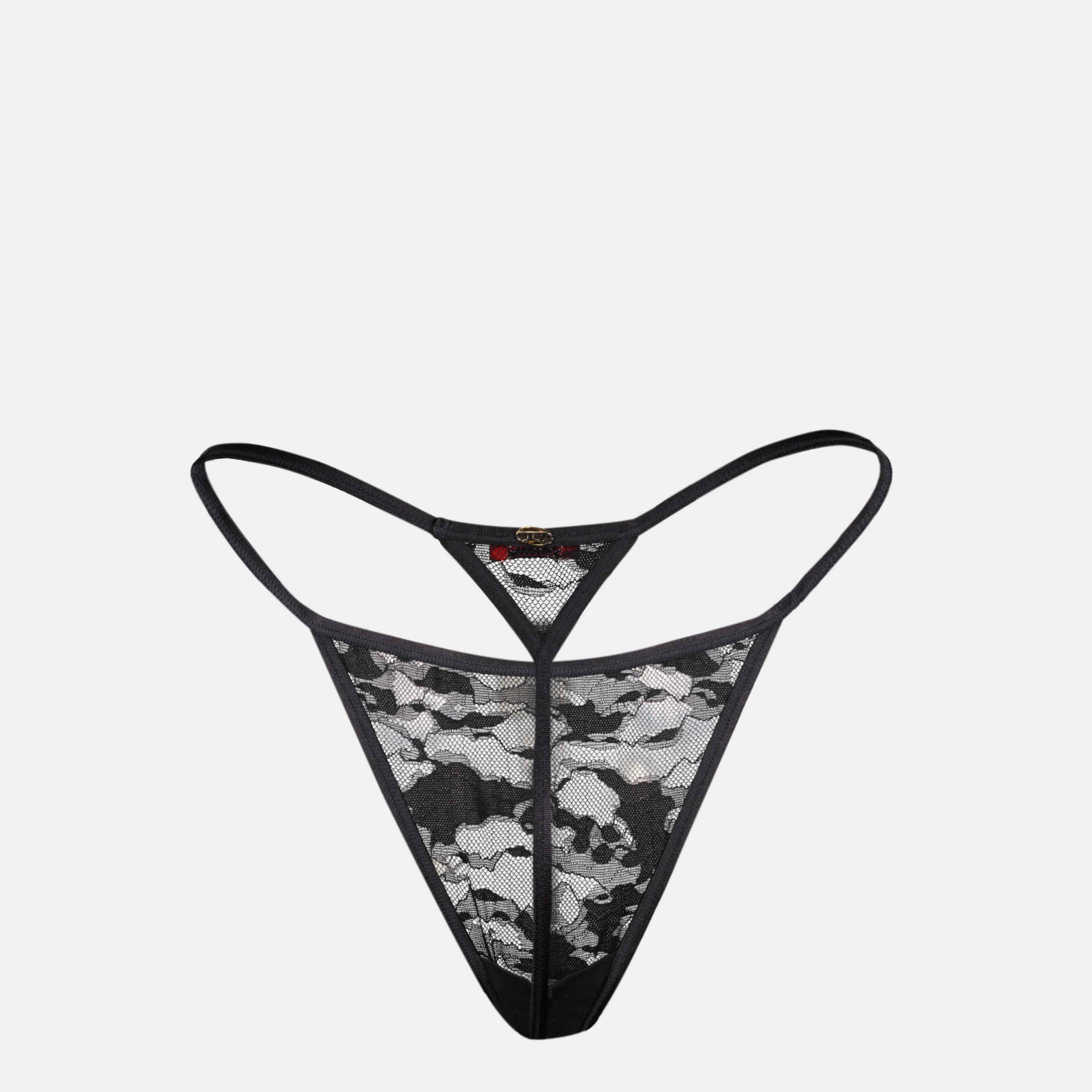 Image de l'article String Stacy-UTLT en dentelle noire de la marque Diesel pour Femme - Saison Printemps-Été 2026 - Vue de Dos