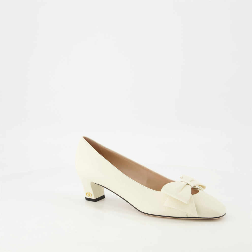 Scarpe con tacco Bowow Pumps Valentino Garavani Bianco Femme
