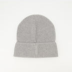 Chapeaux, casquettes et bonnets Bonnet en maille grise Moncler Gris Homme
