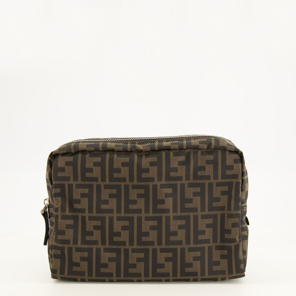 Pochettes Mittelgroße Kosmetiktasche Fendi Marron Unisexe
