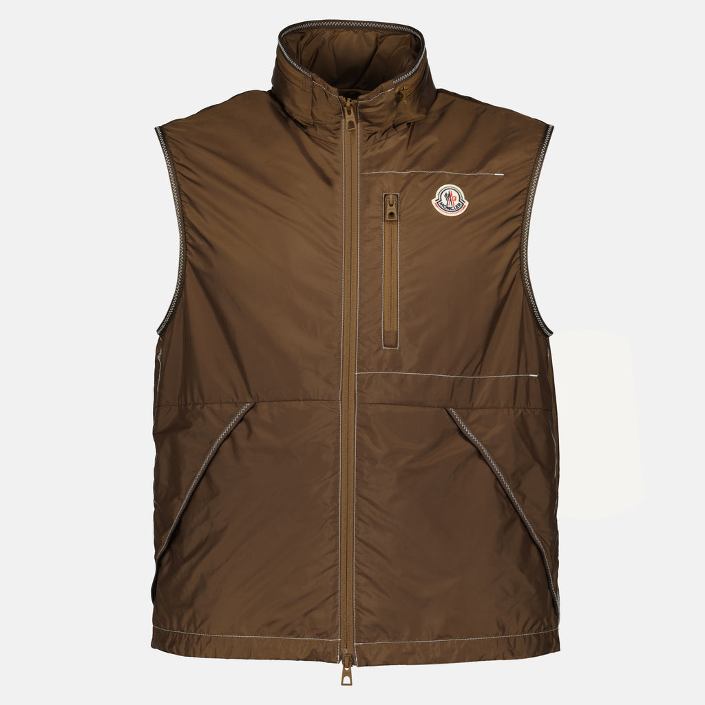 Vestes Gilet imperméable Ansiei marron Moncler Marron Homme