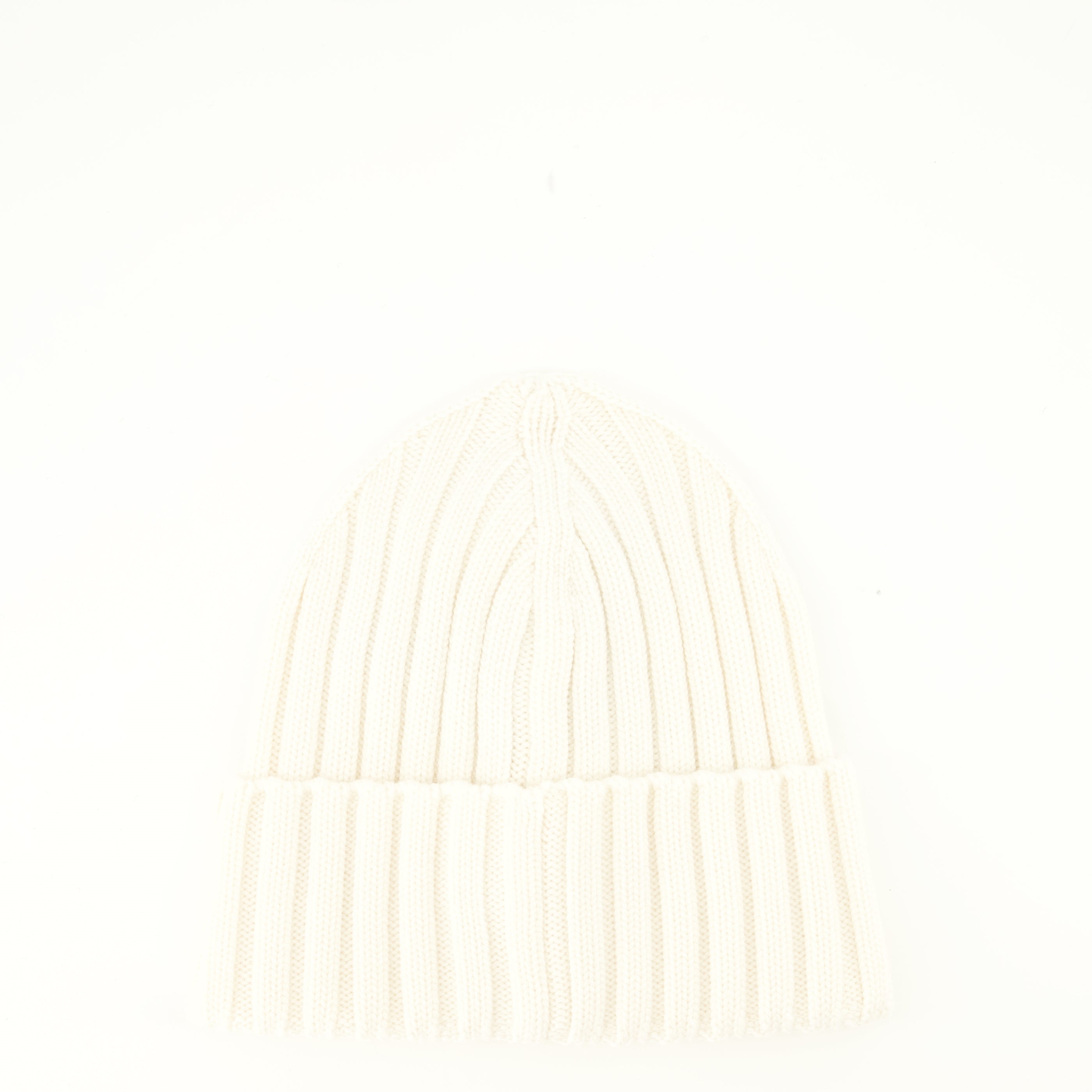 Chapeaux, casquettes et bonnets Gorro de lana blanco con logo Moncler Blanc Femme