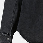 Image de l'article Surchemise noire en coton de la marque Ami PARIS pour Unisex - Saison Printemps-Été 2026 - Vue détaillée_2