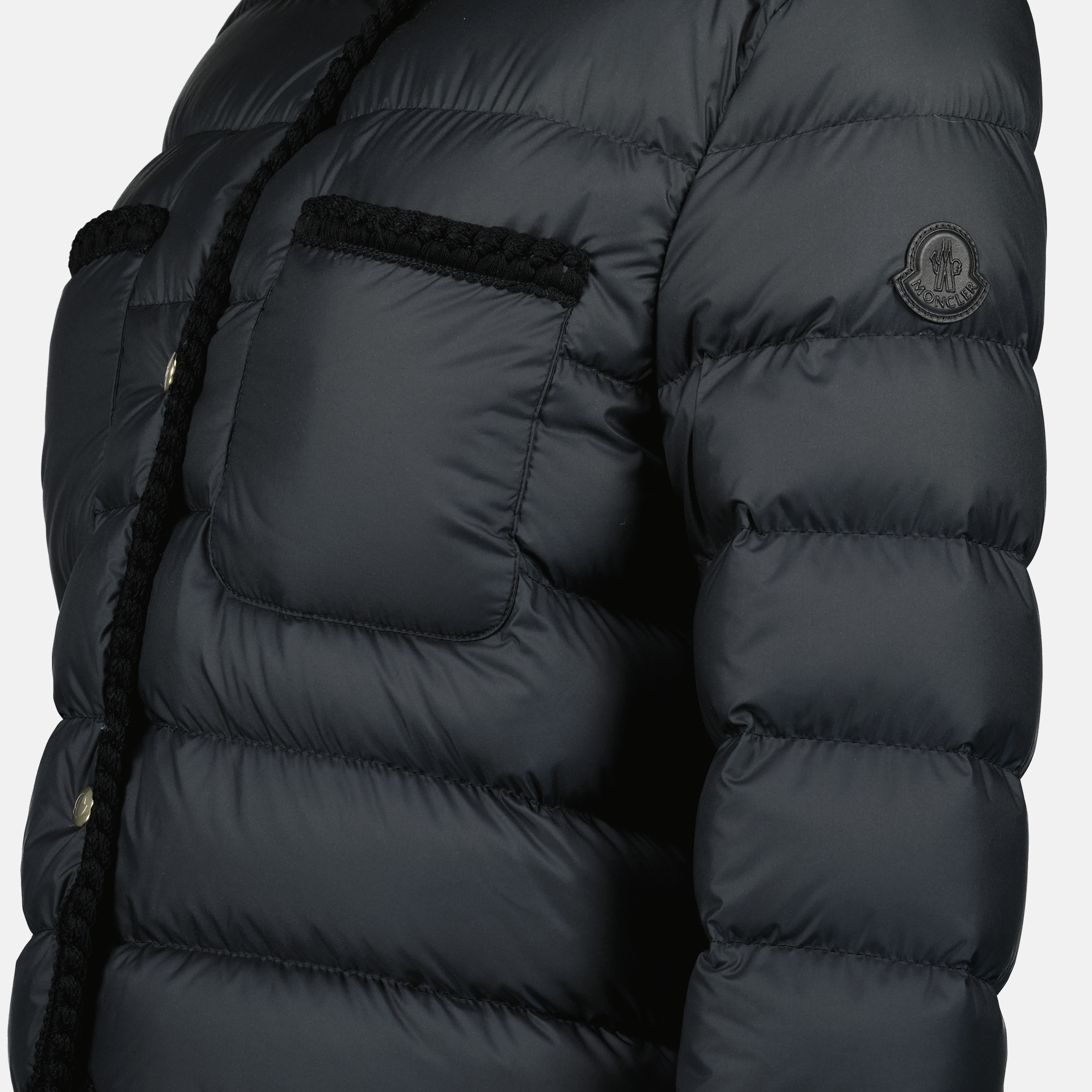 Coats Doudoune noire Gencay Moncler Black Femme