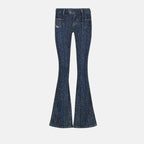 Hosen Jean D-Ebush-S Diesel Blau Femme
